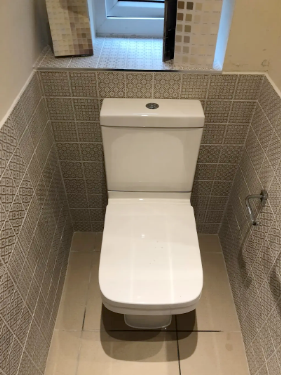 Bathroom toilet installation